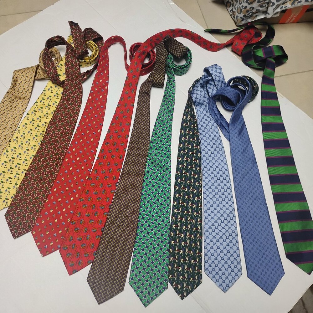 ❤️LOT 11 MENS BROOKS BROTHERS MAKERS Necktie Ties